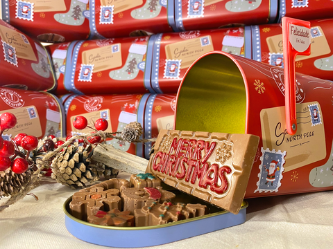 Caixa de Correio Natal Grande 🍫